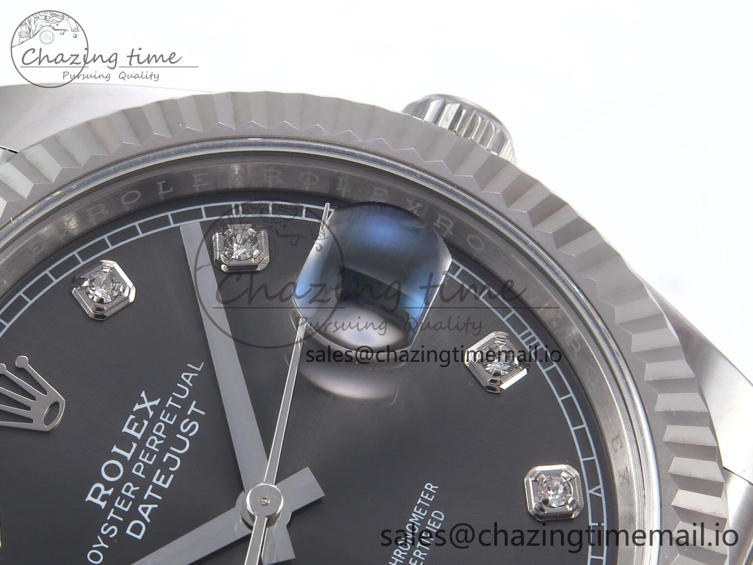DateJust 41 126334 EWEF Best Edition Gray Diamonds Dial on Jubilee Bracelet A Timeless 1042