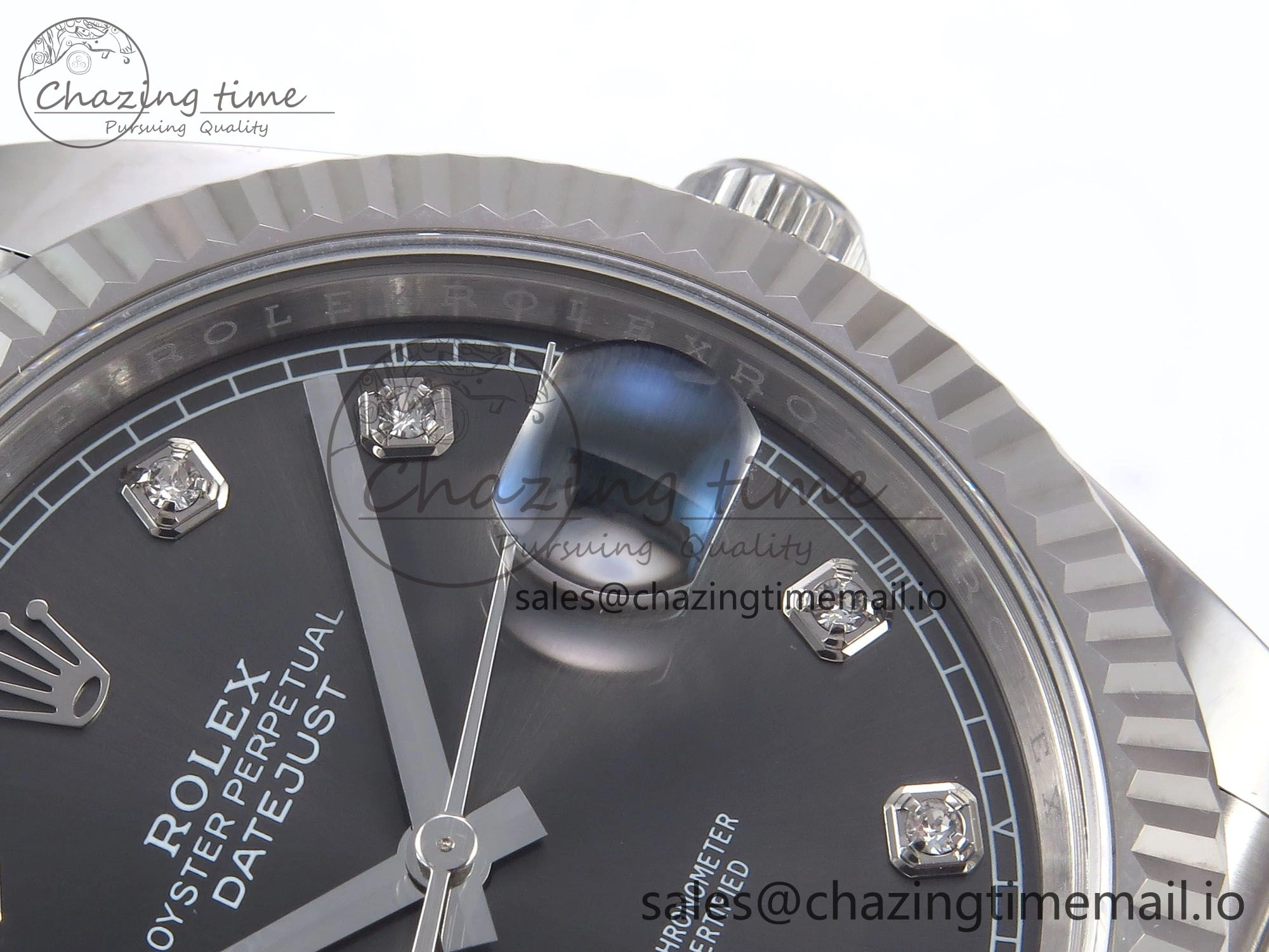 DateJust 41 126334 EWEF Best Edition Gray Diamonds Dial on Jubilee Bracelet A Timeless 1042