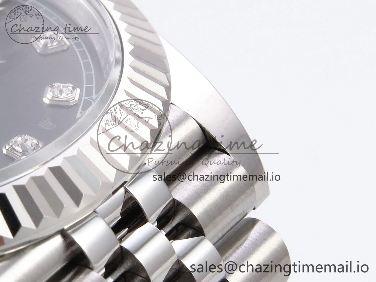 DateJust 41 126334 EWEF Best Edition Gray Diamonds Dial on Jubilee Bracelet A Timeless 1042