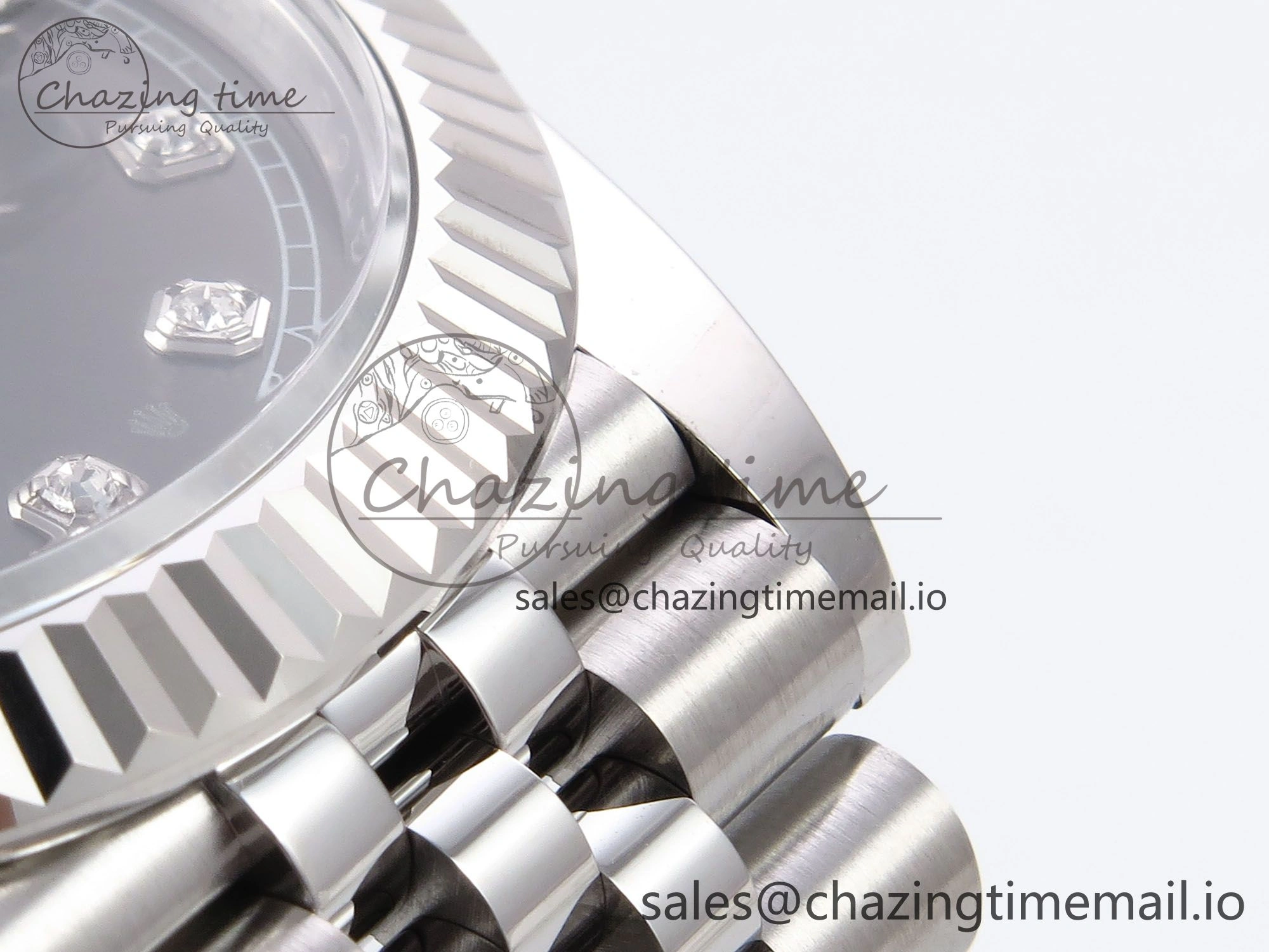 DateJust 41 126334 EWEF Best Edition Gray Diamonds Dial on Jubilee Bracelet A Timeless 1042