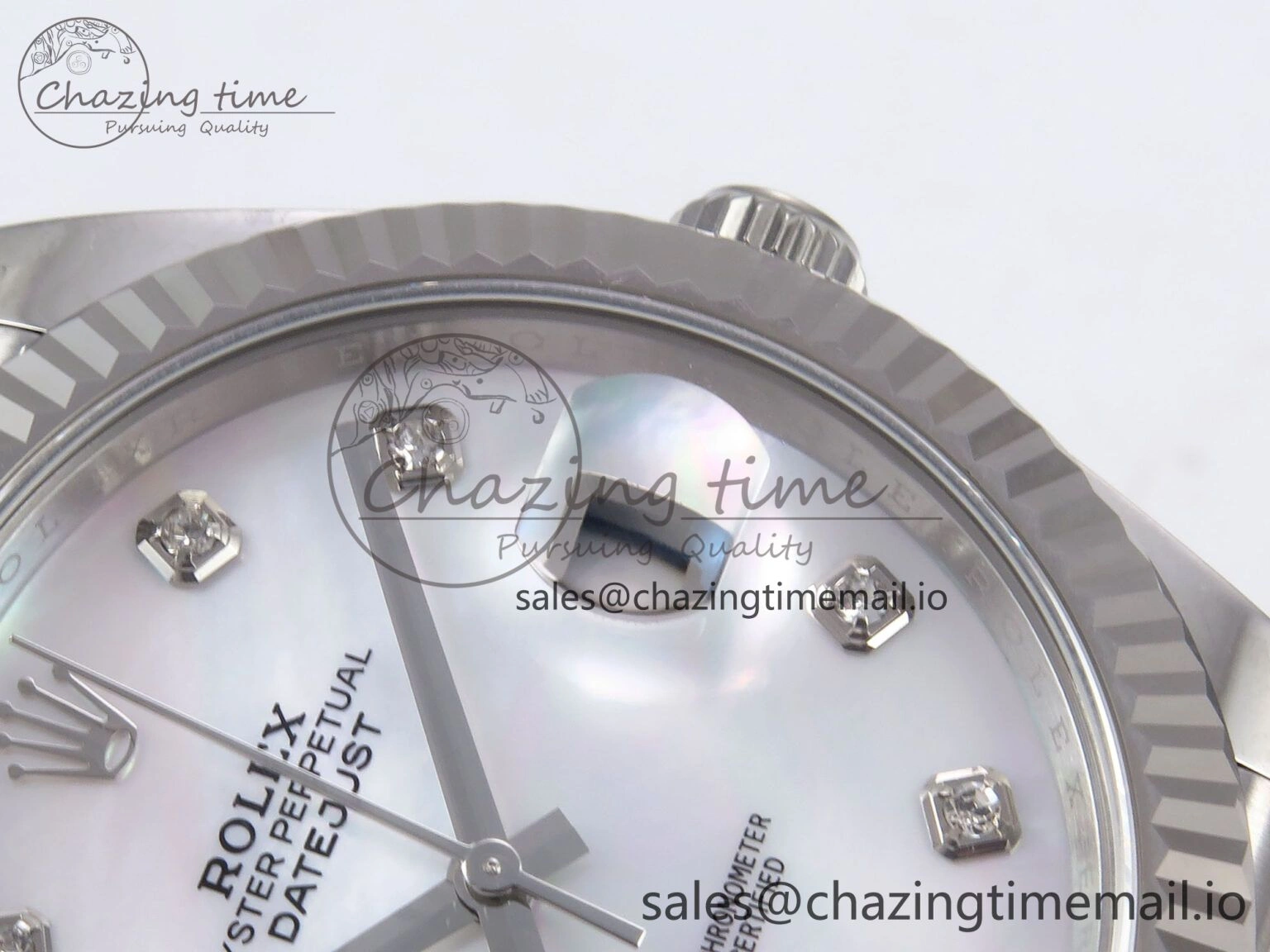 DateJust 41 126334 EWEF Best Edition White MOP Dial on Jubilee Bracelet A Durable 1037
