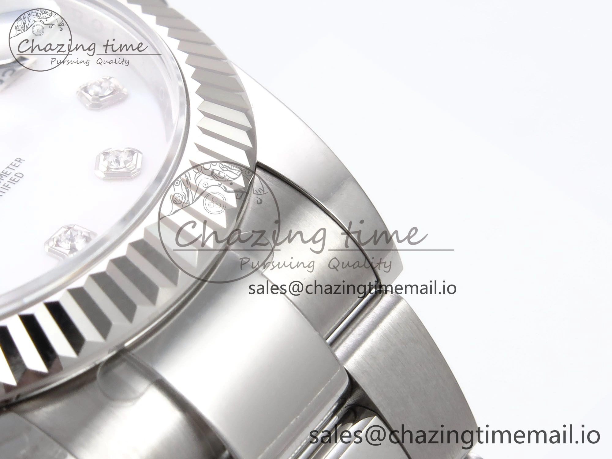 EyeCatching DateJust 41 126334 EWEF Best Edition White MOP Dial on Oyster Bracelet A 1052