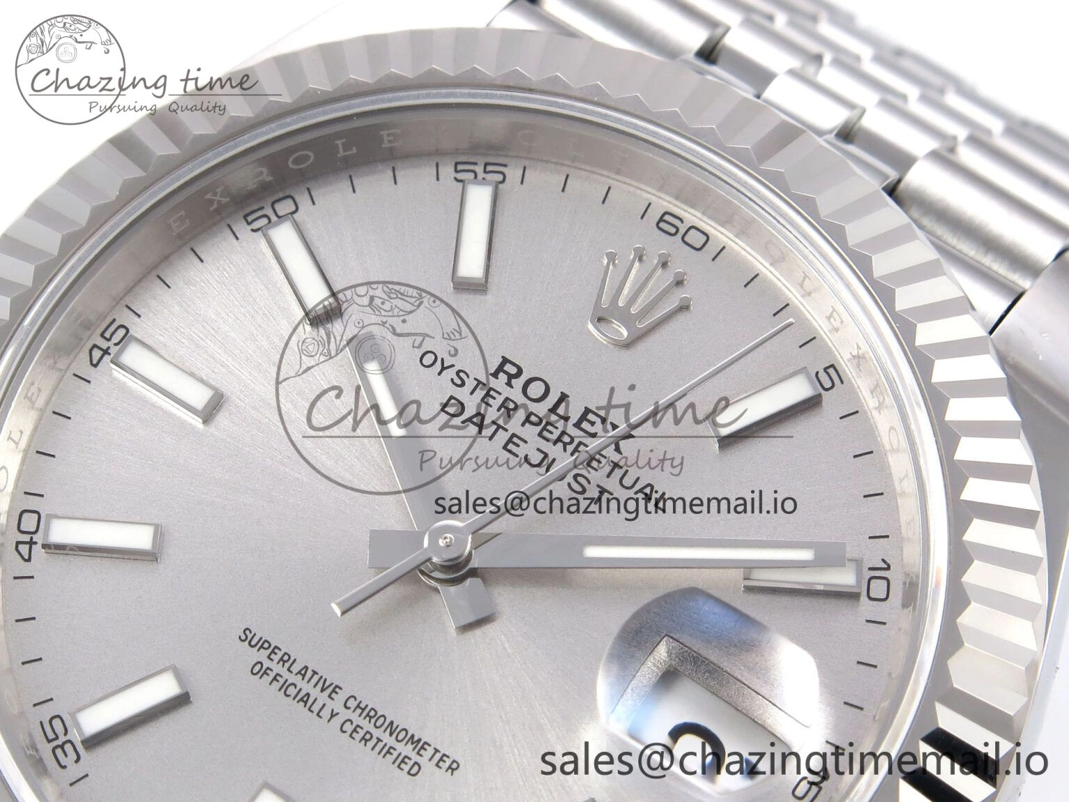 DateJust 41 126334 EWEF Best Edition White Silver Dial on Jubilee Bracelet A FlexibleFit 1043