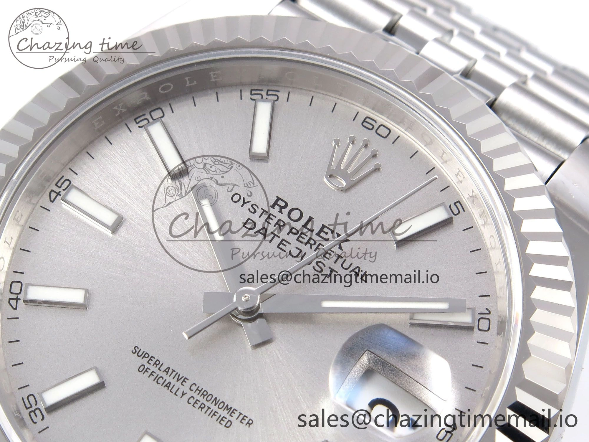 DateJust 41 126334 EWEF Best Edition White Silver Dial on Jubilee Bracelet A FlexibleFit 1043