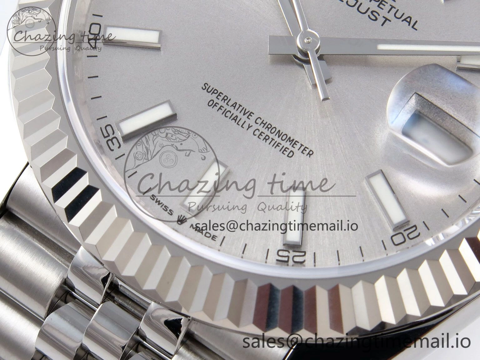 DateJust 41 126334 EWEF Best Edition White Silver Dial on Jubilee Bracelet A FlexibleFit 1043