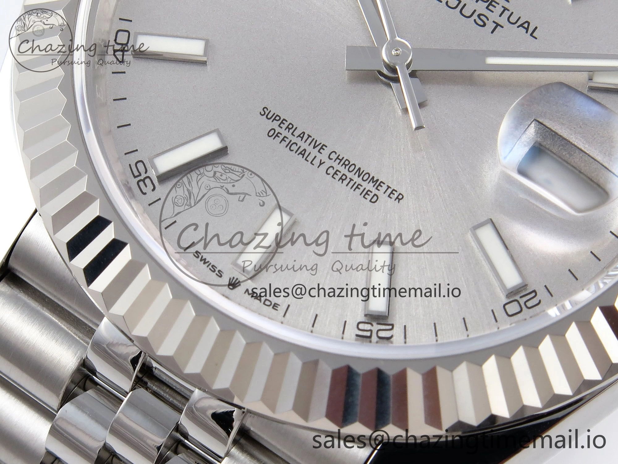 DateJust 41 126334 EWEF Best Edition White Silver Dial on Jubilee Bracelet A FlexibleFit 1043