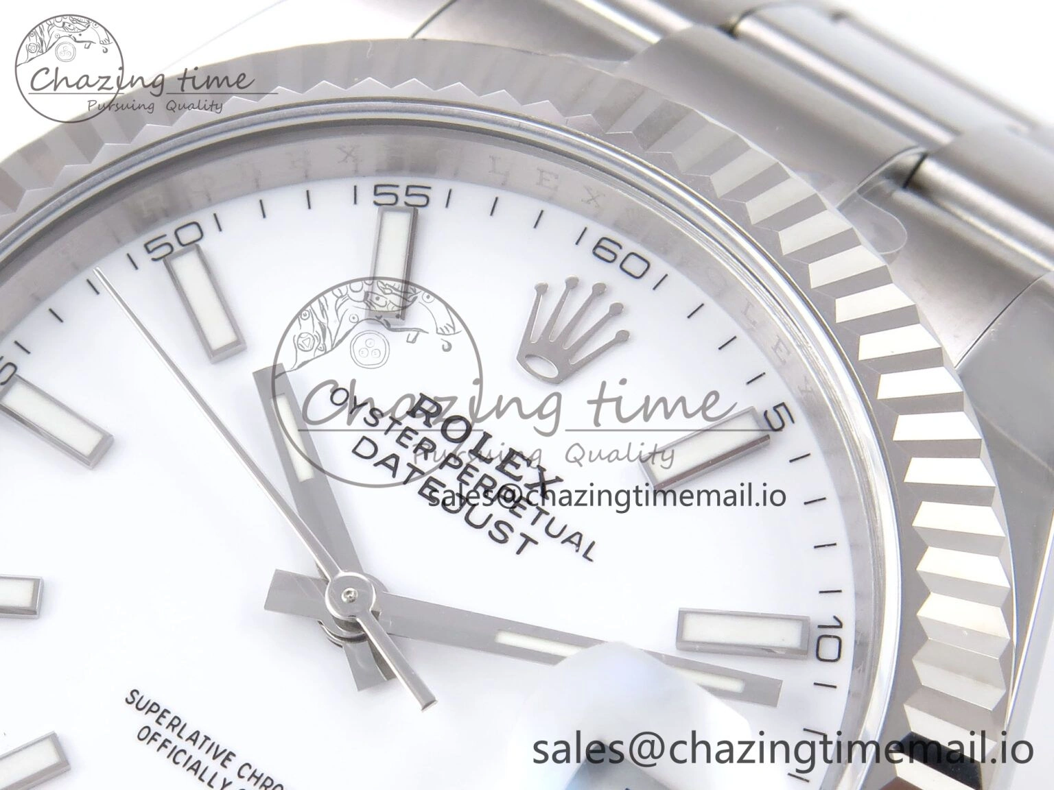 DateJust 41 126334 EWEF Best Edition White Stick Dial on Oyster Bracelet A Youthful 1061
