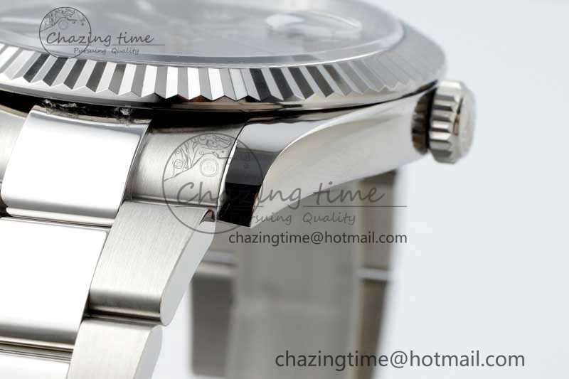 Casual DateJust 41 126334 NTF 1:1 Best Edition 904L Steel Blue Stick Dial on Oyster Bracelet VR 2280