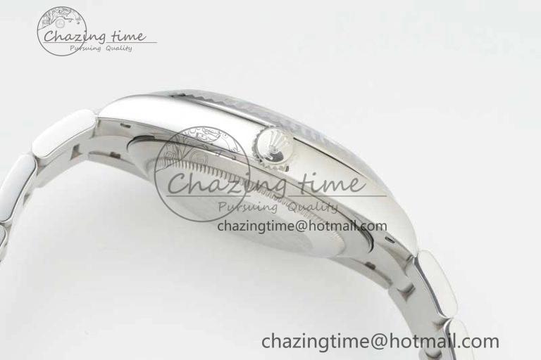 DateJust 41 126334 NTF 1:1 Best Edition 904L Steel Gray Dial Green Roman on Oyster Bracelet VR Casual 2285