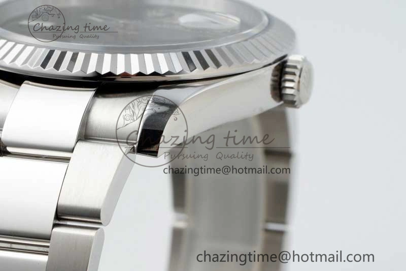 DateJust 41 126334 NTF 1:1 Best Edition 904L Steel Gray Dial Green Roman on Oyster Bracelet VR Casual 2285