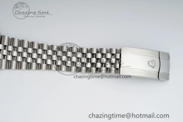 Cozy DateJust 41 126334 NTF 1:1 Best Edition 904L Steel Green Stick Dial on Jubilee Bracelet VR 2155