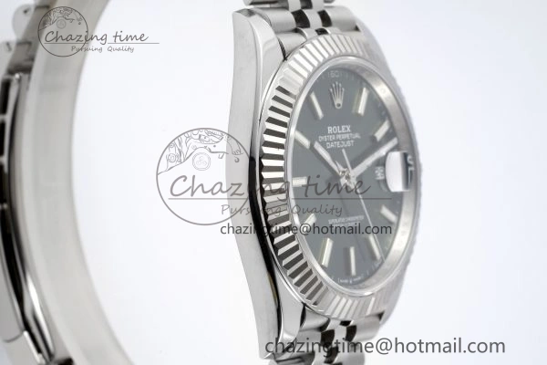 Cozy DateJust 41 126334 NTF 1:1 Best Edition 904L Steel Green Stick Dial on Jubilee Bracelet VR 2155