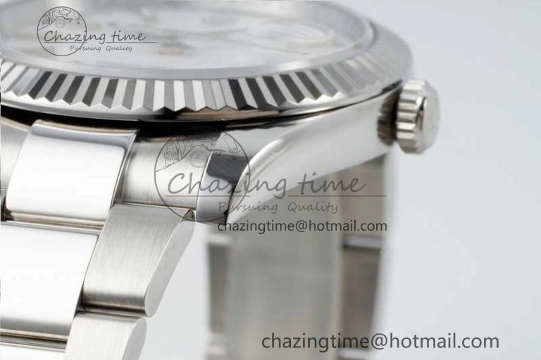 Chic DateJust 41 126334 NTF 1:1 Best Edition 904L Steel White Stick Dial on Oyster Bracelet VR 2281