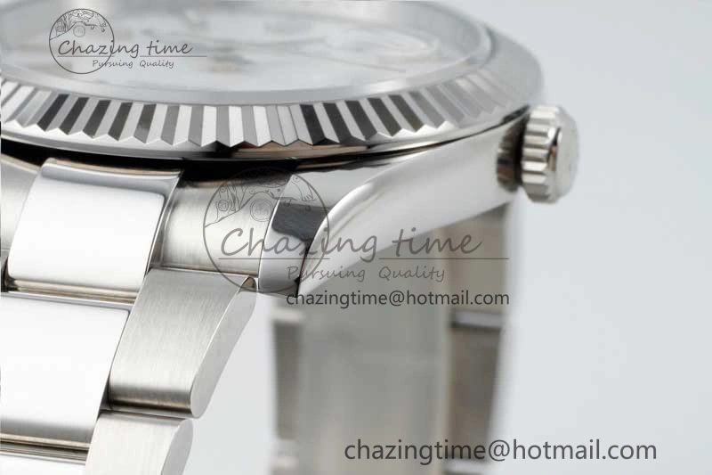 Chic DateJust 41 126334 NTF 1:1 Best Edition 904L Steel White Stick Dial on Oyster Bracelet VR 2281