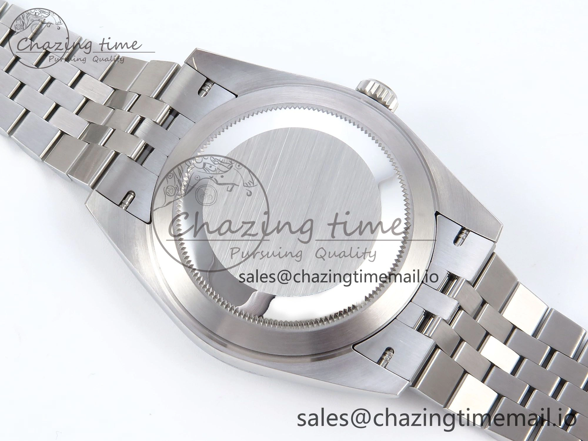 DateJust 41 126334 QF+ 1:1 Best Edition 904L Steel Gray Dial Green Roman Marker on SS Jubilee Bracelet VR EasyCare 933