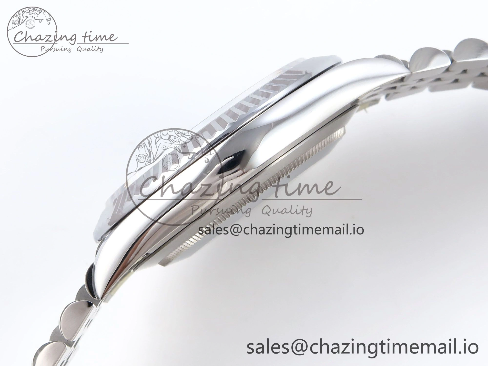 Refined DateJust 41 126334 QF+ 1:1 Best Edition 904L Steel Green Textured Stick Dial on SS Jubilee Bracelet VR 940