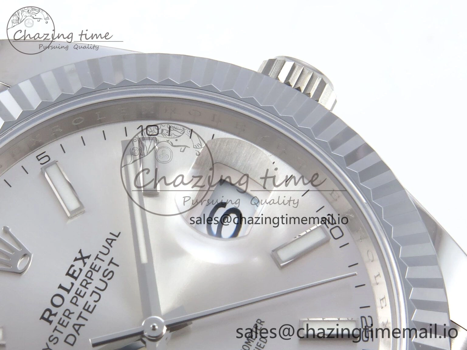 WellDesigned DateJust 41 126334 QF+ 1:1 Best Edition 904L Steel Silver Stick Dial on SS Jubilee Bracelet VR 934