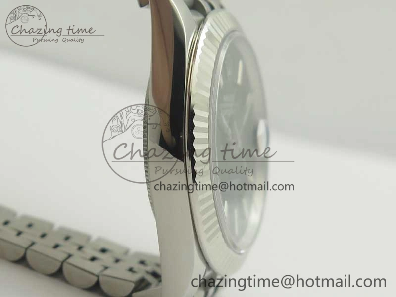 Unique DateJust 41 126334 SS REF 1:1 Best Edition Black Dial Stick Markers on Jubilee Bracelet A3235 Clone V 3383