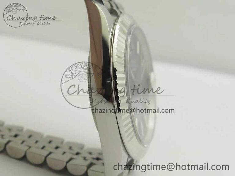 DateJust 41 126334 SS REF 1:1 Best Edition Blue Dial Stick Markers on Jubilee Bracelet A3235 Clone V Sustainable 3381