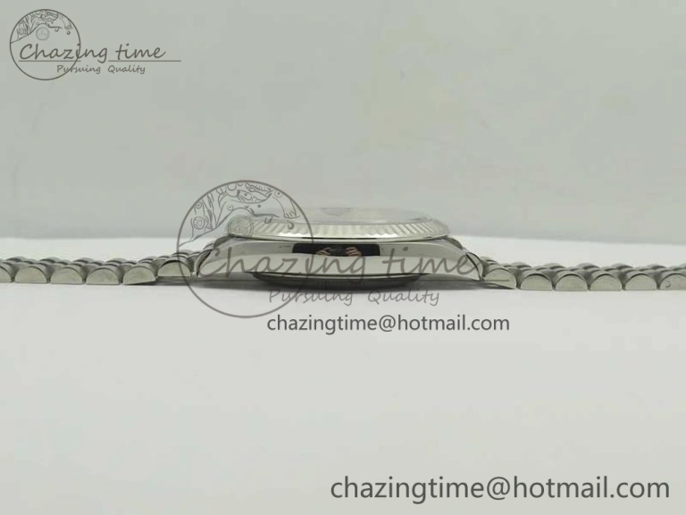 Chic DateJust 41 126334 SS REF 1:1 Best Edition Grape Dial Stick Markers on Jubilee Bracelet A3235 Clone V 3378