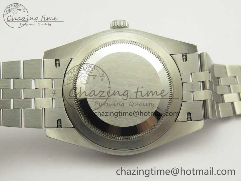 Chic DateJust 41 126334 SS REF 1:1 Best Edition Grape Dial Stick Markers on Jubilee Bracelet A3235 Clone V 3378