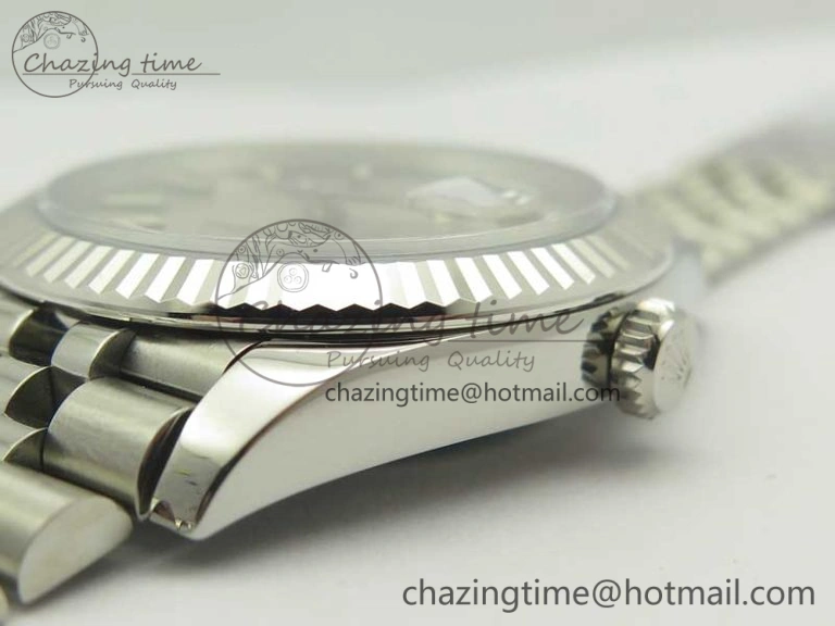 RelaxedFit DateJust 41 126334 SS REF 1:1 Best Edition Silver Dial Stick Markers on Jubilee Bracelet A3235 Clone V 3380