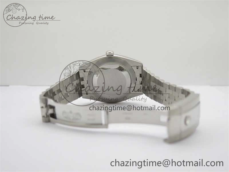 DateJust 41 126334 ZF 1:1 Best Edition 904L Steel Blue Dial Roman Marker on Jubilee Bracelet A Breathable 2440
