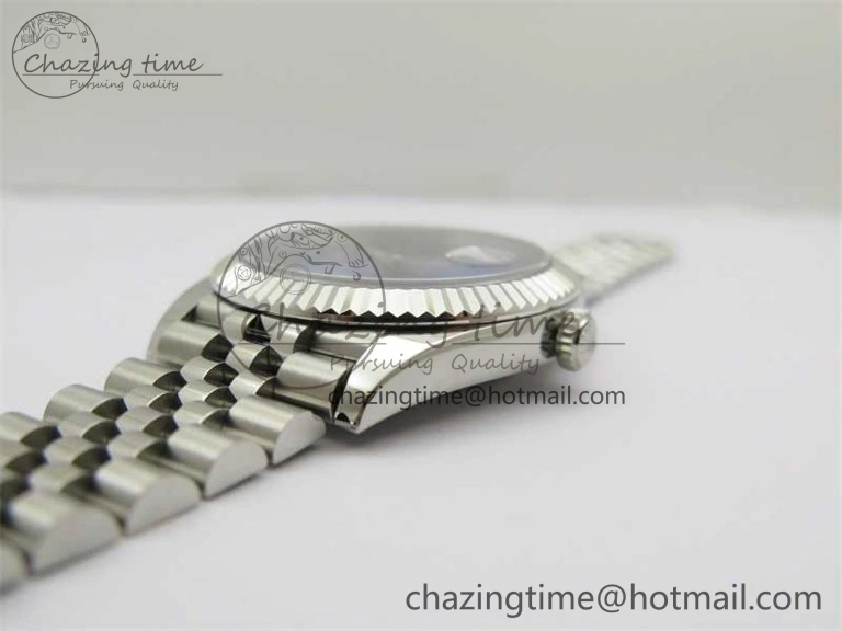 DateJust 41 126334 ZF 1:1 Best Edition 904L Steel Blue Dial Roman Marker on Jubilee Bracelet A Breathable 2440