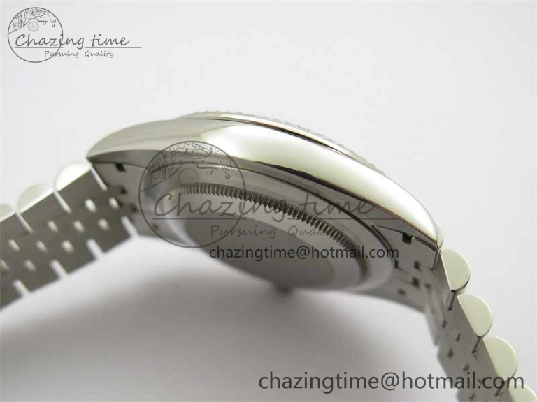 Stretchable DateJust 41 126334 ZF 1:1 Best Edition 904L Steel Blue Dial Stick Marker on Jubilee Bracelet A 2438