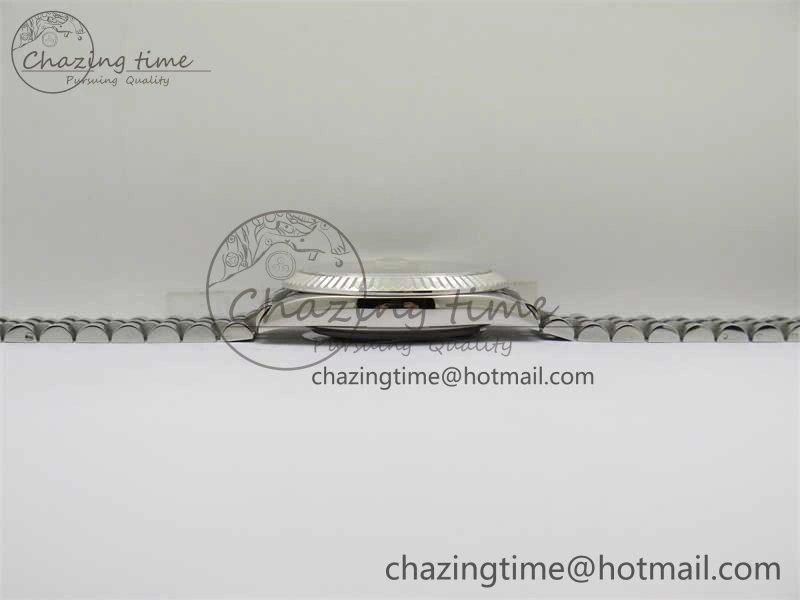 DateJust 41 126334 ZF 1:1 Best Edition 904L Steel Silver Dial Stick Marker on Jubilee Bracelet A Classic 2437