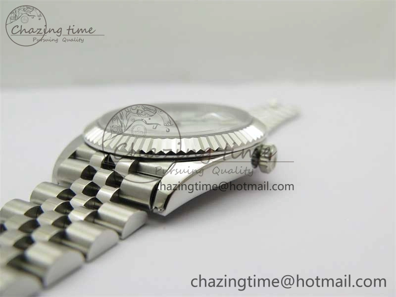 DateJust 41 126334 ZF 1:1 Best Edition 904L Steel White Dial Stick Marker on Jubilee Bracelet A Lightweight 2441