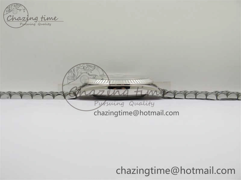 DateJust 41 126334 ZF 1:1 Best Edition 904L Steel White Dial Stick Marker on Jubilee Bracelet A Lightweight 2441