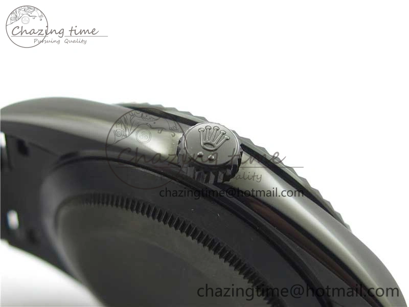 DateJust 41 All Black PVD VRF Best Edition Black Dial Roman Markers on PVD Oyster Bracelet A ModernLook 2793