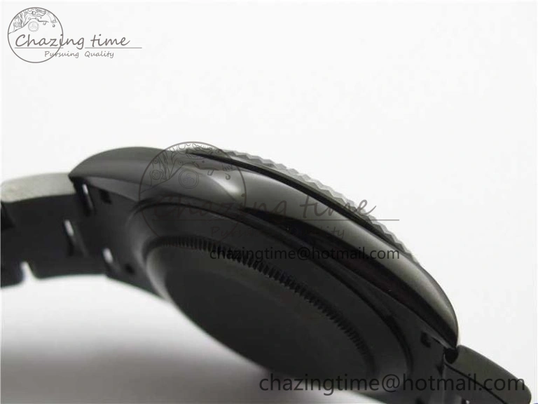 DateJust 41 All Black PVD VRF Best Edition Black Dial Roman Markers on PVD Oyster Bracelet A ModernLook 2793