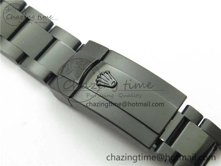 DateJust 41 All Black PVD VRF Best Edition Blue Dial Diamonds Markers on PVD Oyster Bracelet A Youthful 2788