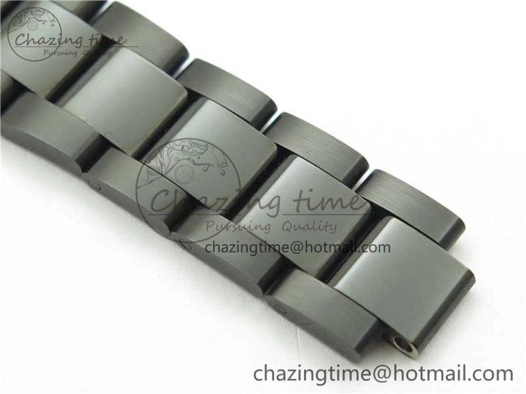 Original DateJust 41 All Black PVD VRF Best Edition Blue Dial Stick Markers on PVD Oyster Bracelet A 2794