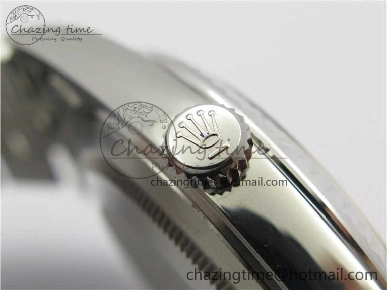 MultiPurpose DateJust 41 SS 126333 Fluted Bezel DJF Best Edition 904L Steel Gray Dial Green Roman Markers on Jubilee Bracelet A 10559