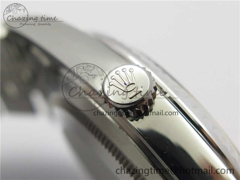 MultiPurpose DateJust 41 SS 126333 Fluted Bezel DJF Best Edition 904L Steel Gray Dial Green Roman Markers on Jubilee Bracelet A 10559
