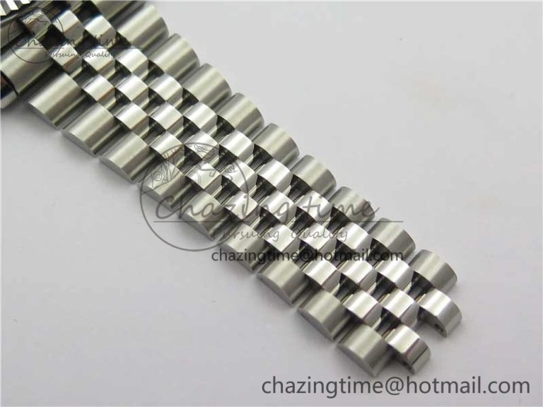 MultiPurpose DateJust 41 SS 126333 Fluted Bezel DJF Best Edition 904L Steel Gray Dial Green Roman Markers on Jubilee Bracelet A 10559