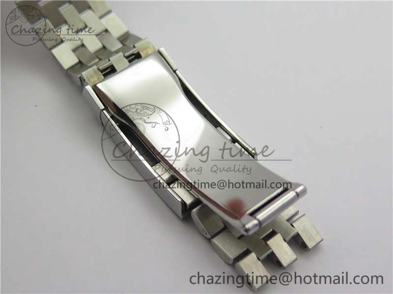 MultiPurpose DateJust 41 SS 126333 Fluted Bezel DJF Best Edition 904L Steel Gray Dial Green Roman Markers on Jubilee Bracelet A 10559
