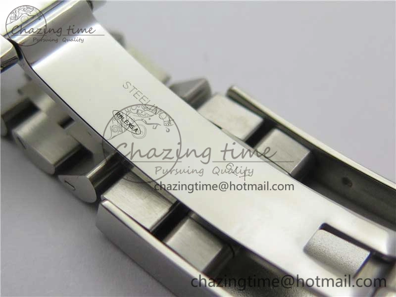 MultiPurpose DateJust 41 SS 126333 Fluted Bezel DJF Best Edition 904L Steel Gray Dial Green Roman Markers on Jubilee Bracelet A 10559