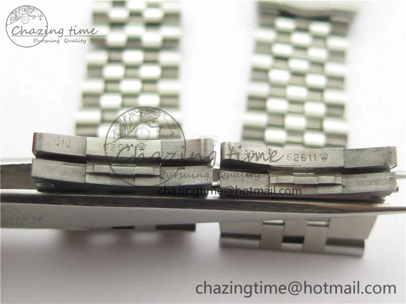 MultiPurpose DateJust 41 SS 126333 Fluted Bezel DJF Best Edition 904L Steel Gray Dial Green Roman Markers on Jubilee Bracelet A 10559