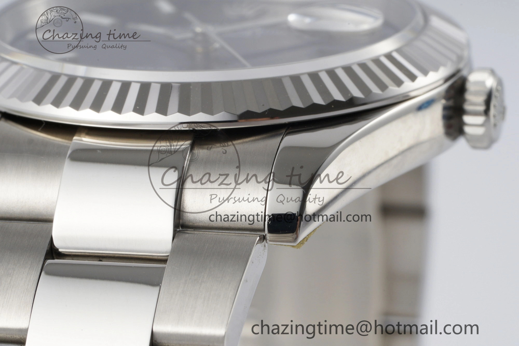 DateJust 41 SS Fluted Bezel KING 1:1 Best Edition 904L Steel Blue Dial on Oyster Bracelet VR Seasonal 2218