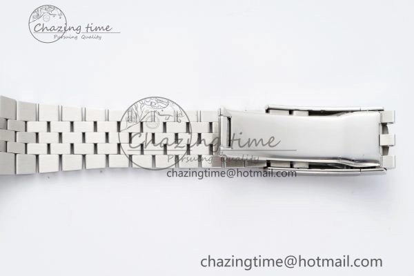 Compact DateJust 41 SS Fluted Bezel KING 1:1 Best Edition 904L Steel Blue Roman Dial on Jubilee Bracelet VR 2205