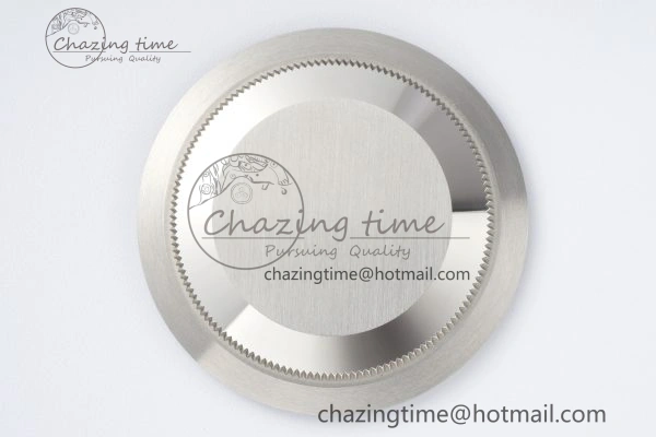 Chic DateJust 41 SS Fluted Bezel KING 1:1 Best Edition 904L Steel Gray Dial Green Roman on Oyster Bracelet VR 2217