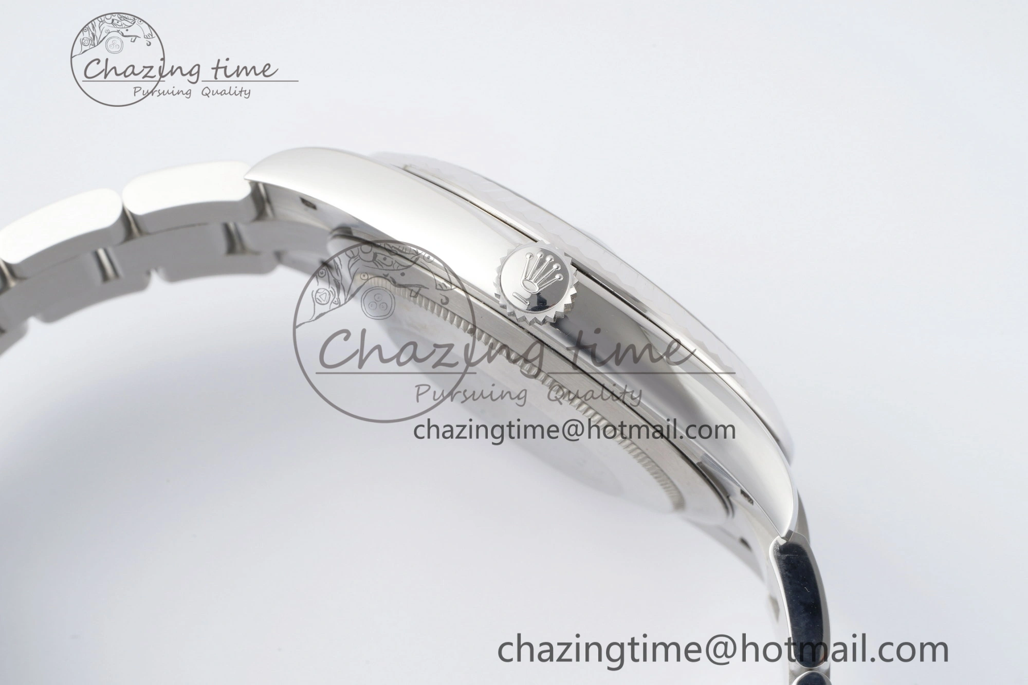 Seasonal DateJust 41 SS Fluted Bezel KING 1:1 Best Edition 904L Steel Gray Dial on Oyster Bracelet VR 2220