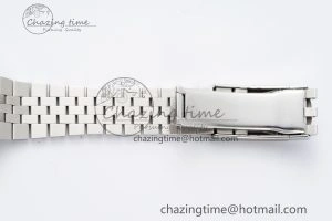 Refined DateJust 41 SS Fluted Bezel KING 1:1 Best Edition 904L Steel Gray Green Roman Dial on Jubilee Bracelet VR 2204