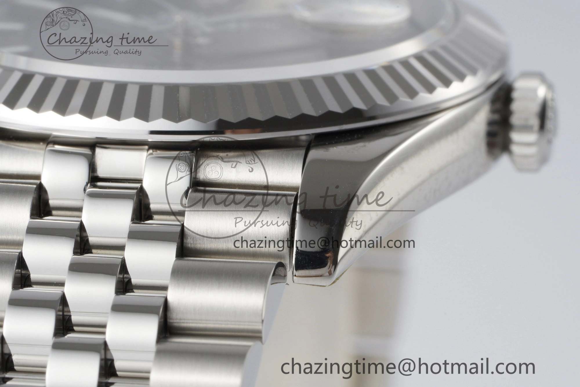 Compact DateJust 41 SS Fluted Bezel KING 1:1 Best Edition 904L Steel Gray Stick Dial on Jubilee Bracelet VR 2210