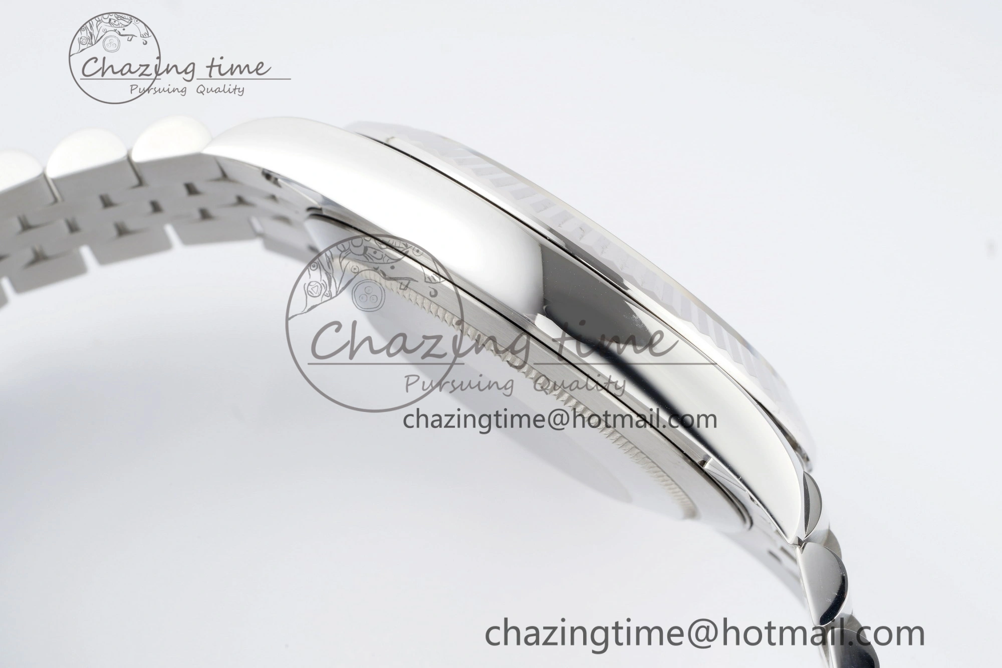 Compact DateJust 41 SS Fluted Bezel KING 1:1 Best Edition 904L Steel Gray Stick Dial on Jubilee Bracelet VR 2210
