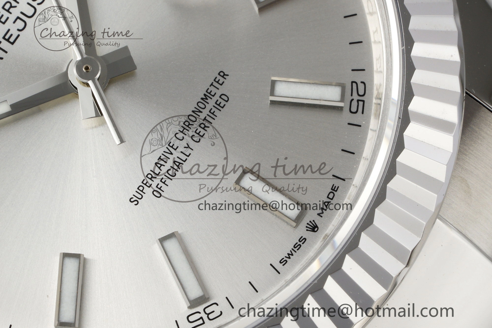 DateJust 41 SS Fluted Bezel KING 1:1 Best Edition 904L Steel Silver Dial on Oyster Bracelet VR Snug 2222